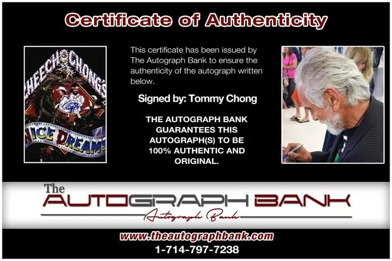 Tommy Chong — Tommy Chong authentic signed celebrity 10x15 photo W/Cert Autographed A0004, изображение 2