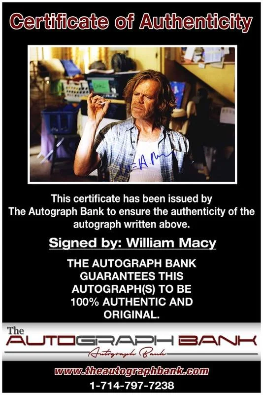 William Macy — William Macy authentic signed celebrity 10x15 photo W/Cert Autographed A0005, изображение 2