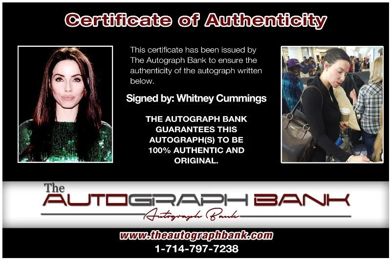 Whitney Cummings — Whitney Cummings authentic signed celebrity 10x15 photo |CERT Autographed 2616h, изображение 2