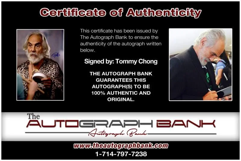 Tommy Chong — Tommy Chong authentic signed celebrity 10x15 photo W/Cert Autographed A00113, image 2