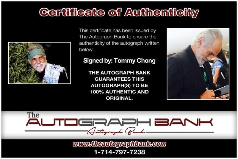 Tommy Chong — Tommy Chong authentic signed celebrity 10x15 photo W/Cert Autographed A00109, изображение 2