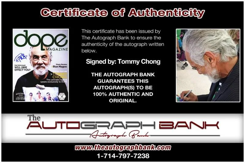 Tommy Chong — Tommy Chong authentic signed celebrity 10x15 photo W/Cert Autographed A000108, изображение 2