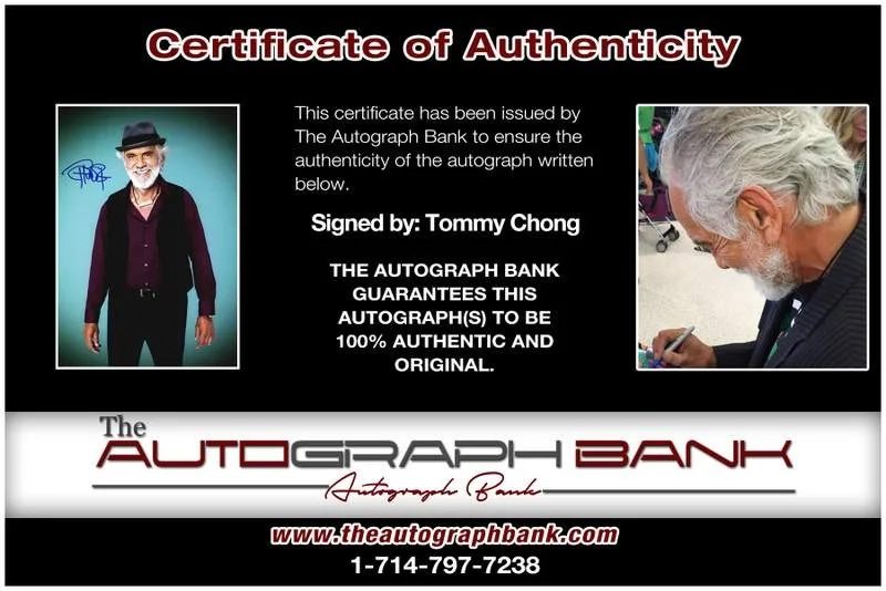 Tommy Chong — Tommy Chong authentic signed celebrity 10x15 photo W/Cert Autographed A000110, изображение 2