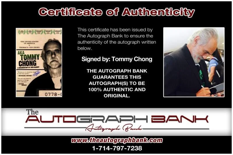 Tommy Chong — Tommy Chong authentic signed celebrity 10x15 photo W/Cert Autographed A00105, изображение 2
