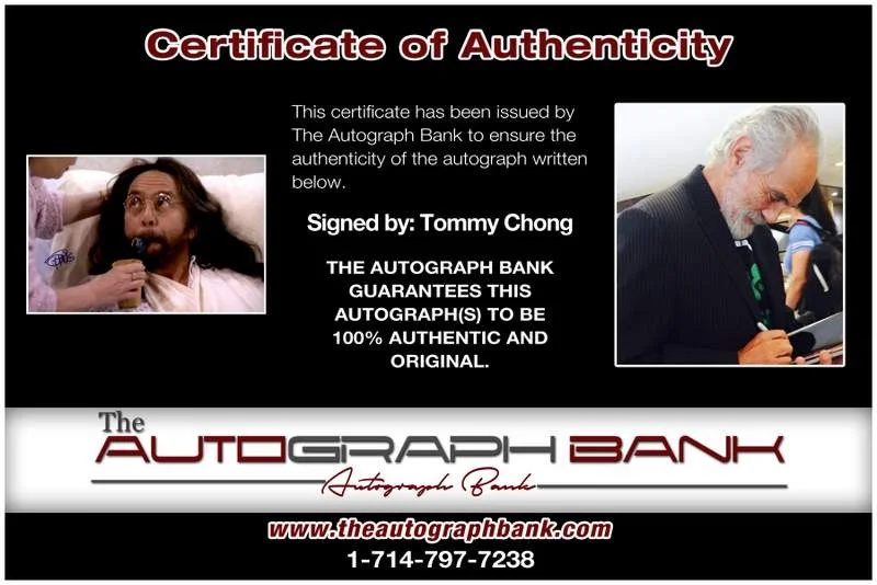 Tommy Chong — Tommy Chong authentic signed celebrity 10x15 photo W/Cert Autographed A00187, изображение 2