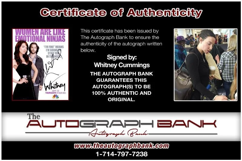 Whitney Cummings — Whitney Cummings authentic signed celebrity 10x15 photo |CERT Autographed 2616g, изображение 2
