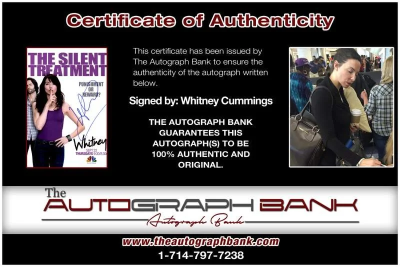 Whitney Cummings — Whitney Cummings authentic signed celebrity 10x15 photo |Cert Autographed A00135, изображение 2