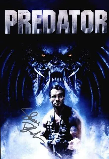 Shane Black — Shane Black authentic signed 12x18 Predator movie poster W/Certificate (A0001)