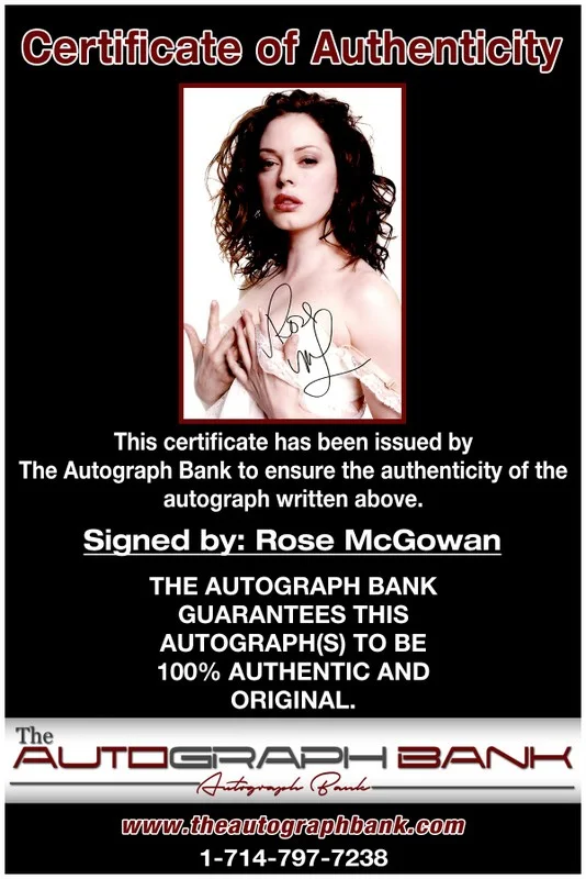 Rose McGowan — Rose McGowan authentic signed celebrity 10x15 photo W/Cert Autographed 2616a, изображение 2