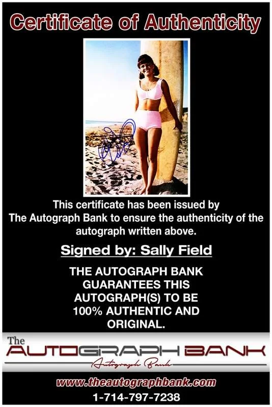 Sally Field — Sally Field authentic signed celebrity 10x15 photo W/Cert Autographed A000120, изображение 2
