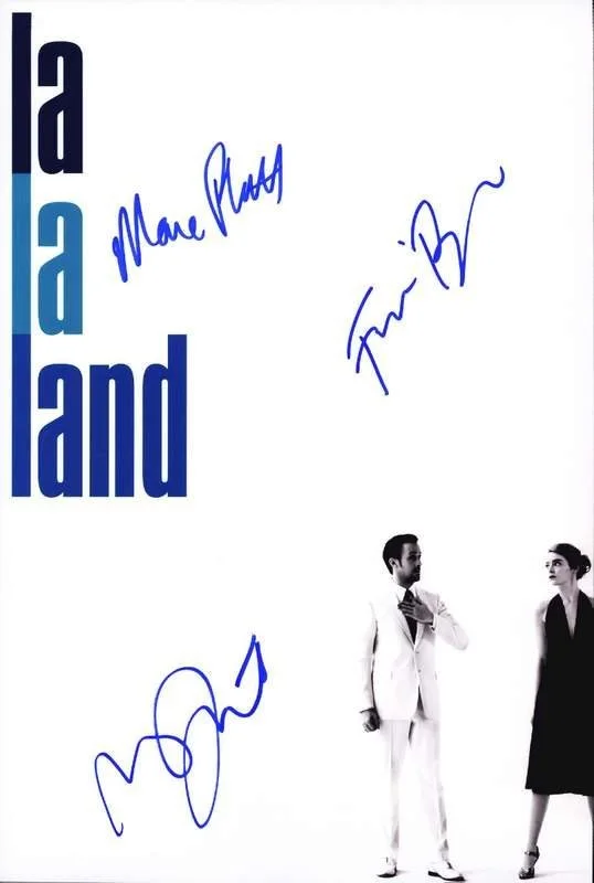 Rosemarie DeWitt & Fred Berger & Marc Platt — Rosemarie DeWitt, Fred Berger & Marc Platt signed 10x15 photo |CERT A0001