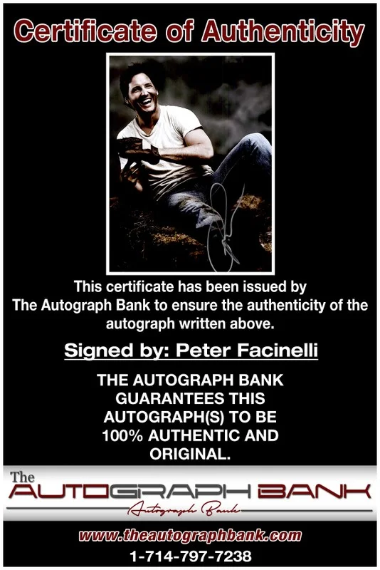 Peter Facinelli — Peter Facinelli authentic signed celebrity 10x15 photo |CERT Autographed 21516d, image 2