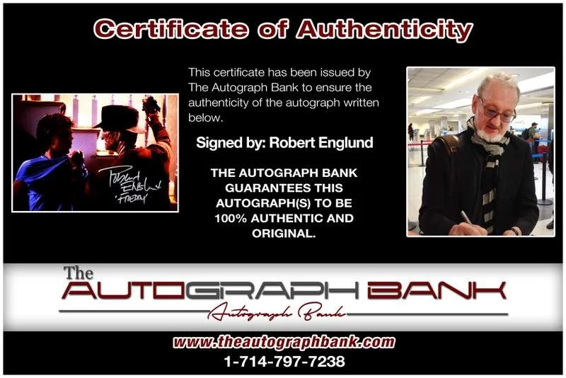 Robert Englund — Robert Englund authentic signed celebrity 10x15 photo W/Cert Autographed A000156, image 2