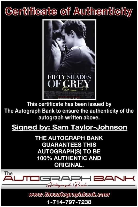 Sam Taylor-Johnson — Sam Taylor-Johnson authentic signed 10x15 photo |CERT Autographed A0003, image 2