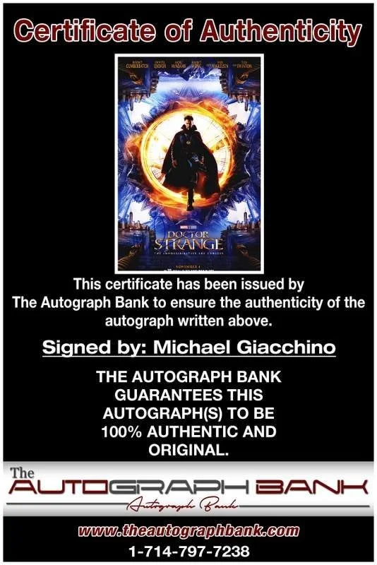 Michael Giacchino — Michael Giacchino authentic signed celebrity 10x15 photo |Cert Autographed A0001, изображение 2