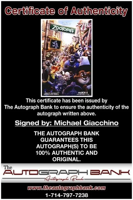 Michael Giacchino — Michael Giacchino authentic signed celebrity 10x15 photo |Cert Autographed A0002, изображение 2