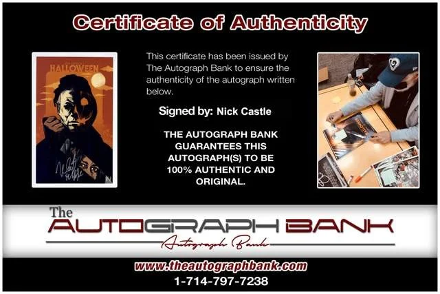 Nick Castle — Nick Castle authentic signed Halloween Movie 12x18 photo W/Certificate 16, image 2