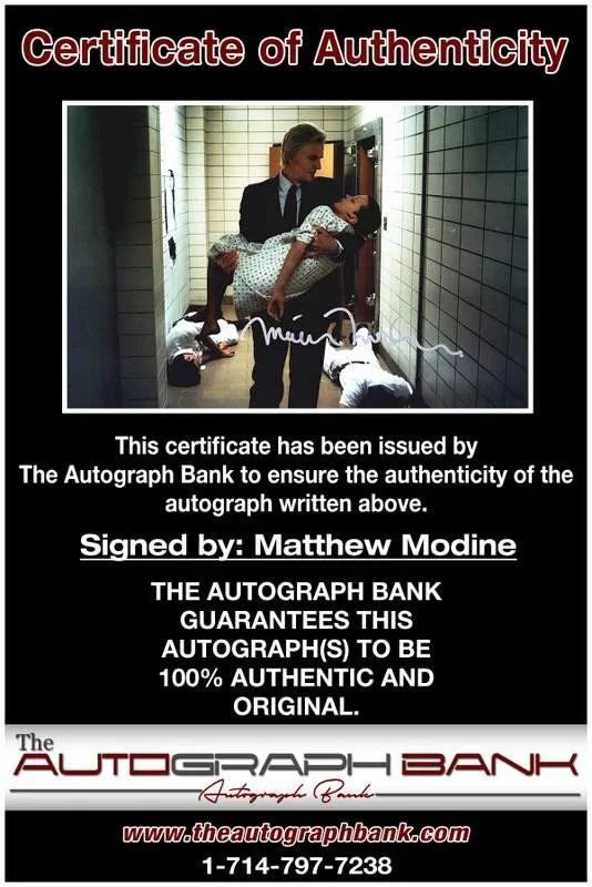 Matthew Modine — Matthew Modine authentic signed celebrity 10x15 photo W/Cert Autographed A0001, изображение 2