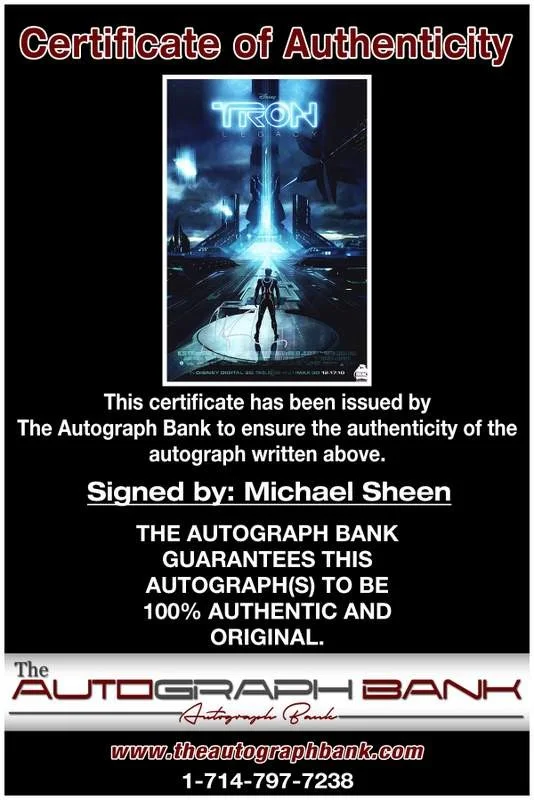 Michael Sheen — Michael Sheen authentic signed celebrity 10x15 photo W/Cert Autographed A0006, изображение 2