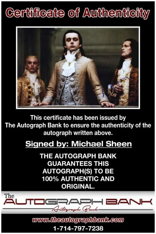 Michael Sheen — Michael Sheen authentic signed celebrity 10x15 photo W/Cert Autographed A0001, изображение 2