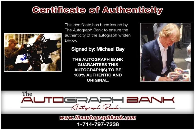 Michael Bay — Michael Bay authentic signed celebrity 10x15 photo W/Cert Autographed A0005, image 2