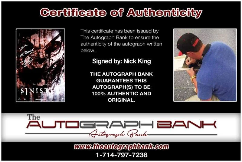 Nicholas King — Nicholas King authentic signed celebrity 10x15 photo W/Cert Autographed A00033, изображение 2