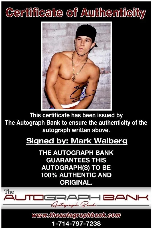 Mark Walberg — Mark Walberg authentic signed celebrity 10x15 photo W/Cert Autographed 2616a, изображение 2