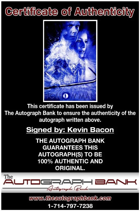 Kevin Bacon — Kevin Bacon authentic signed celebrity 10x15 photo W/Cert Autographed 2616e, изображение 2