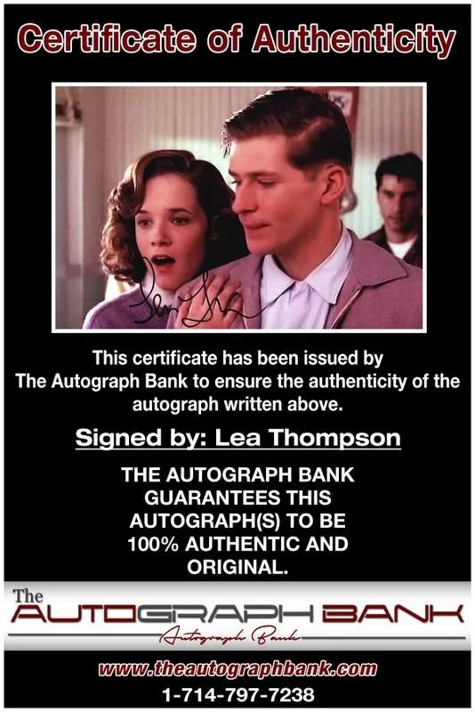 Lea Thompson — Lea Thompson authentic signed celebrity 10x15 photo W/Cert Autographed A0001, изображение 2