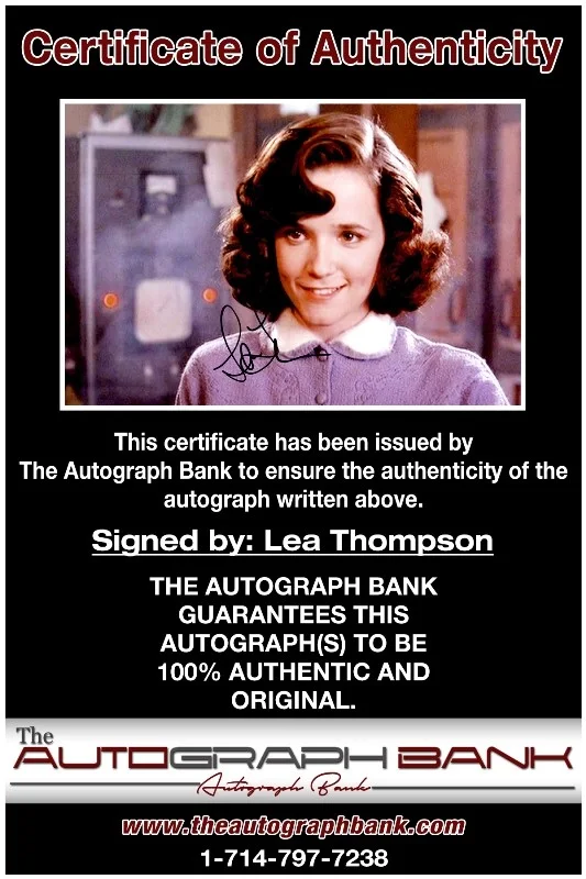 Lea Thompson — Lea Thompson authentic signed celebrity 10x15 photo W/Cert Autographed 2616b, изображение 2