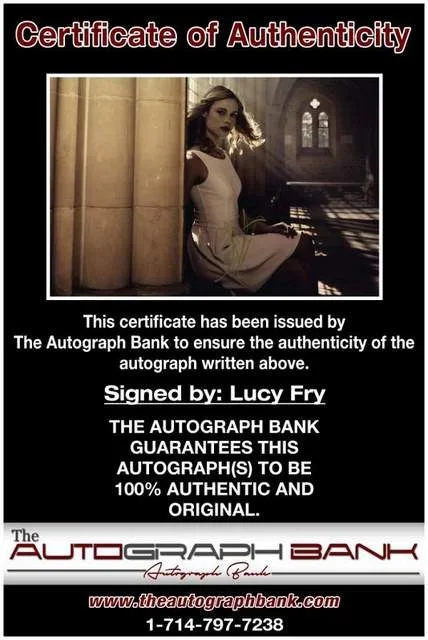 Lucy Fry — Lucy Fry authentic signed celebrity 10x15 photo W/Certificate Autographed A3, image 2