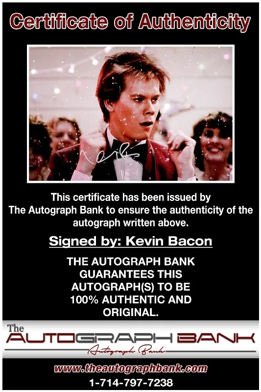 Kevin Bacon — Kevin Bacon authentic signed celebrity 10x15 photo W/Cert Autographed 2716d, изображение 2