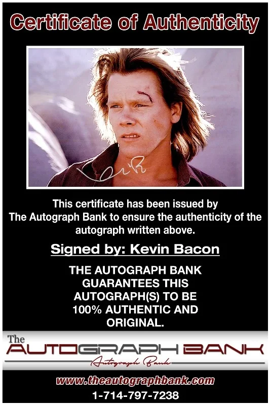 Kevin Bacon — Kevin Bacon authentic signed celebrity 10x15 photo W/Cert Autographed 2716e, image 2
