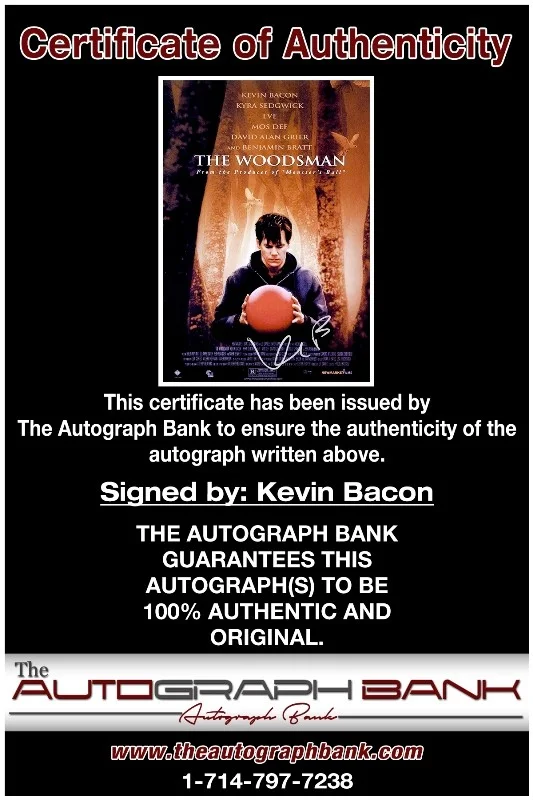 Kevin Bacon — Kevin Bacon authentic signed celebrity 10x15 photo W/Cert Autographed 2716l, image 2