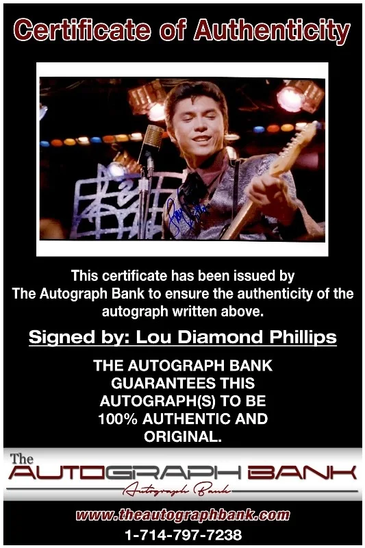 Lou Diamond Phillips — Lou Diamond Phillips authentic signed 10x15 photo |CERT Autographed 2616b, image 2