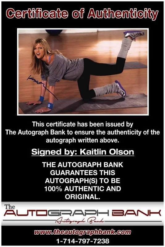 Kaitlin Olson — Kaitlin Olson authentic signed celebrity 10x15 photo W/Cert Autographed A0010, изображение 2