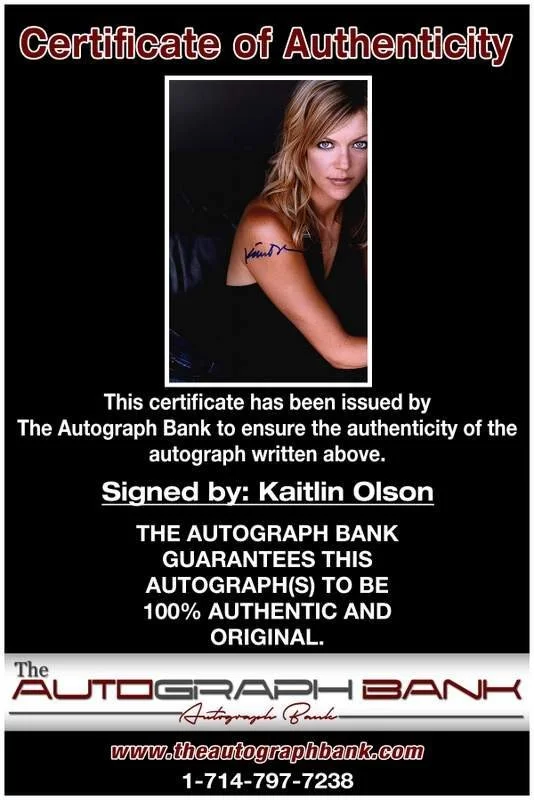 Kaitlin Olson — Kaitlin Olson authentic signed celebrity 10x15 photo W/Cert Autographed A0006, изображение 2