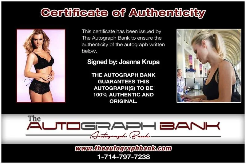 Joanna Krupa — Joanna Krupa authentic signed model 10X15 photo W/Cert Autographed A0022, изображение 2
