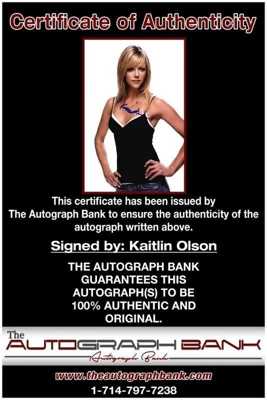 Kaitlin Olson — Kaitlin Olson authentic signed celebrity 10x15 photo W/Cert Autographed A0009, изображение 2
