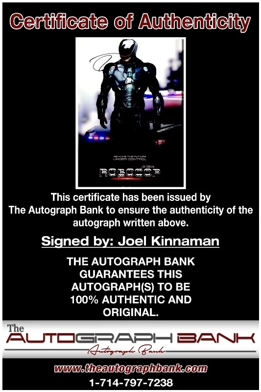 Joel Kinnaman — Joel Kinnaman authentic signed celebrity 10x15 photo W/Cert Autographed 2616n, image 2
