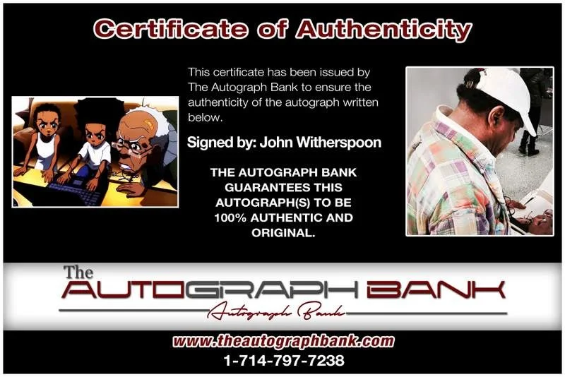 John Witherspoon — John Witherspoon authentic signed 10x15 photo |CERT Autographed A000042, image 2