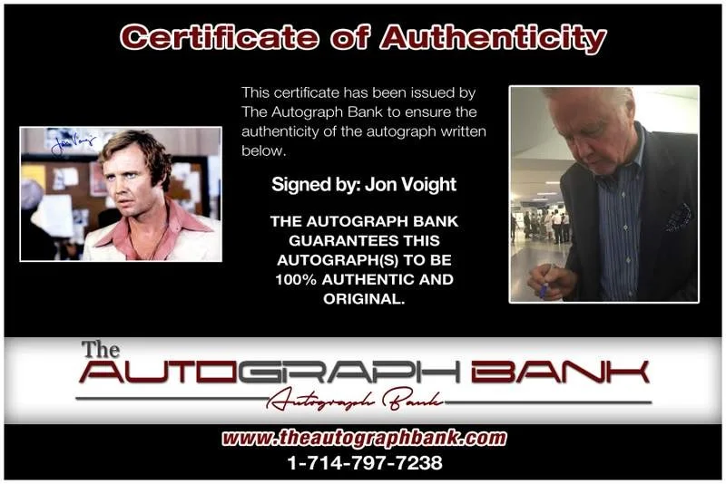 Jon Voight — Jon Voight authentic signed celebrity 10x15 photo W/Cert Autographed A00319, изображение 2
