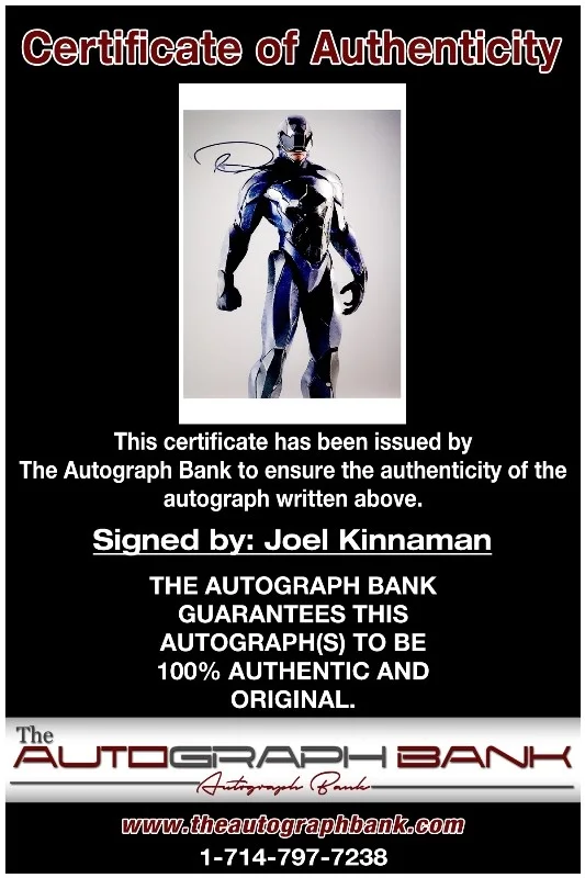 Joel Kinnaman — Joel Kinnaman authentic signed celebrity 10x15 photo W/Cert Autographed 2616q, image 2
