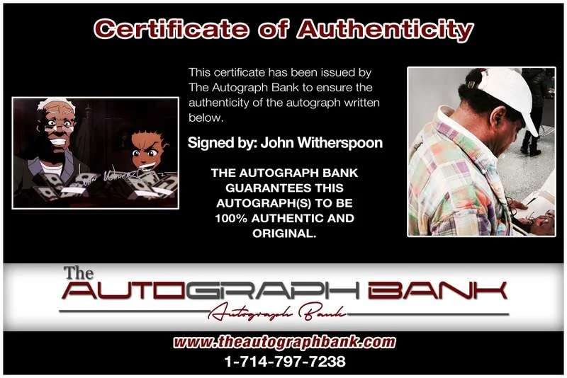 John Witherspoon — John Witherspoon authentic signed 10x15 photo |CERT Autographed A000010, image 2