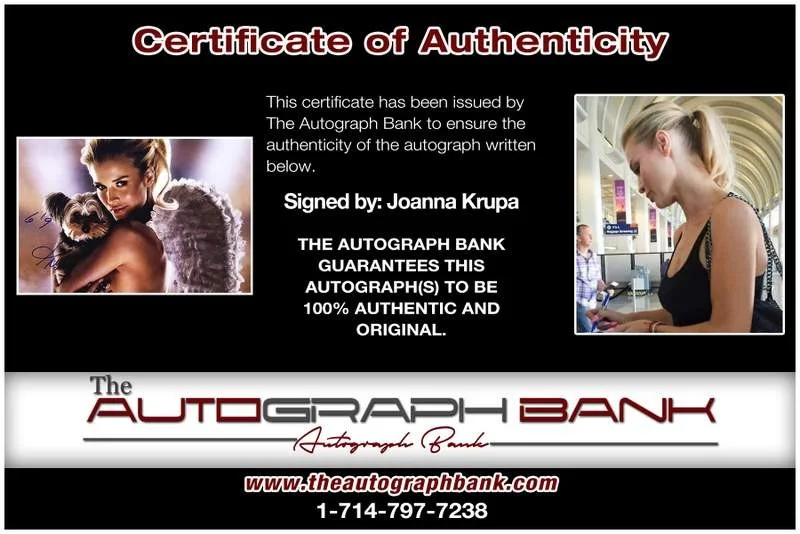 Joanna Krupa — Joanna Krupa authentic signed model 10X15 photo W/Cert Autographed A0034, изображение 2