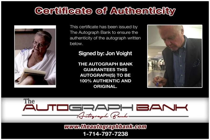 Jon Voight — Jon Voight authentic signed celebrity 10x15 photo W/Cert Autographed A00301, изображение 2