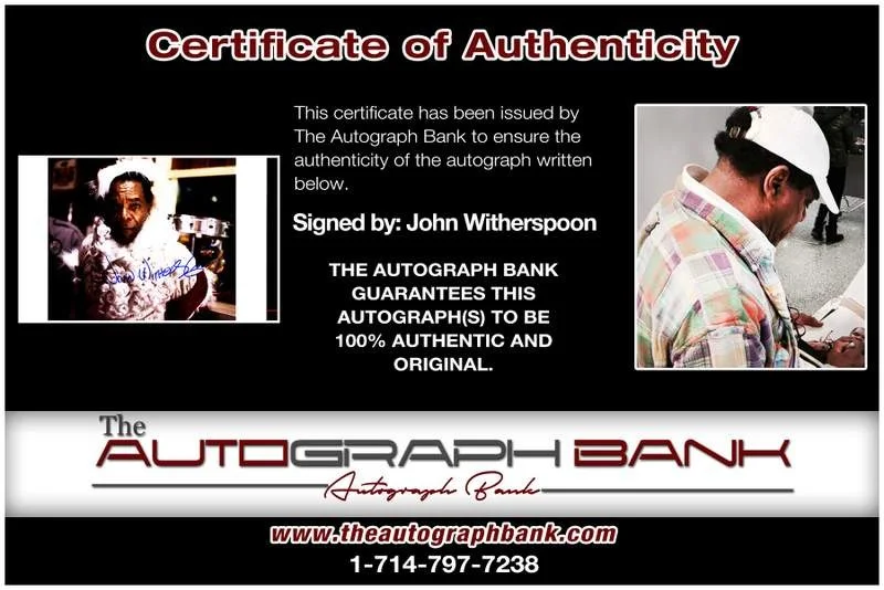 John Witherspoon — John Witherspoon authentic signed 10x15 photo |CERT Autographed A000022, image 2