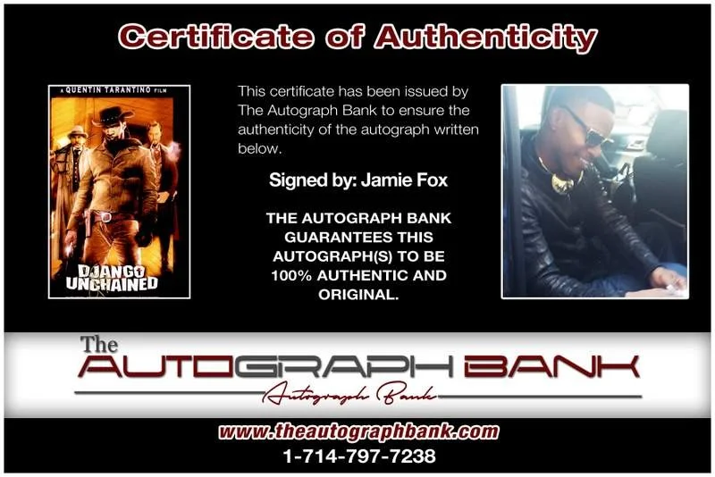 Jamie Foxx — Jamie Foxx authentic signed celebrity 10x15 photo W/Cert Autographed A00227, изображение 2