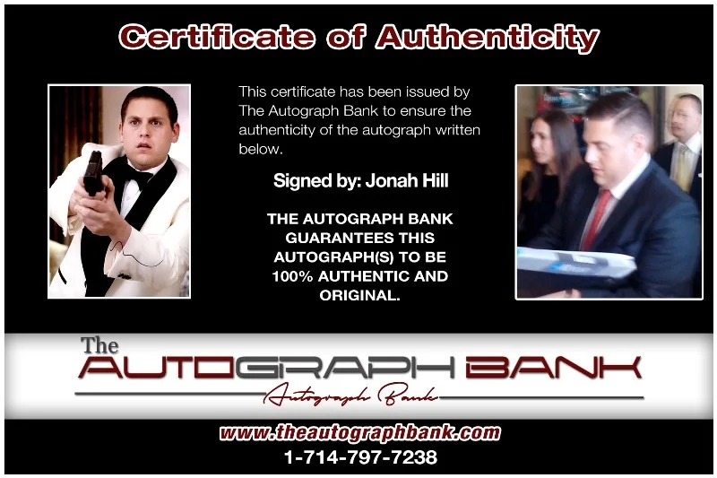 Jonah Hill — Jonah Hill authentic signed celebrity 10x15 photo W/Cert Autographed 2616a, изображение 2