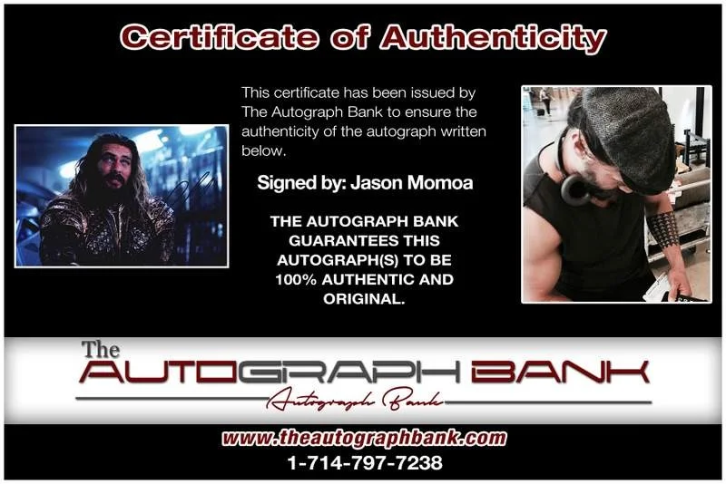 Jason Momoa — Jason Momoa authentic signed celebrity 10x15 photo W/Cert Autographed A0002, image 2